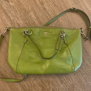 Lime Green Coach Purse
